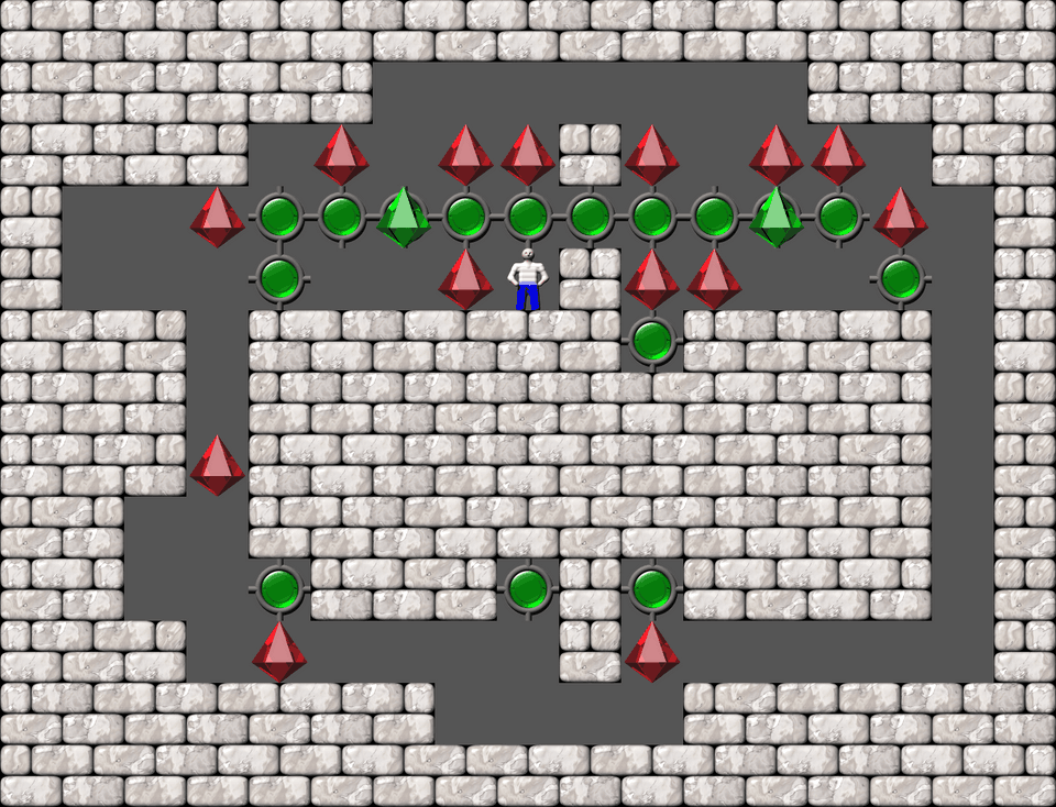 Сокобан More Bugs collections уровень 589